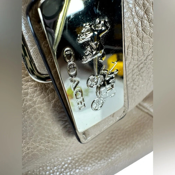 Coach Madison No. E1373-25161 Brown Leather Shoulder Bag Pre-Owned Genuine - Picture 5 of 14